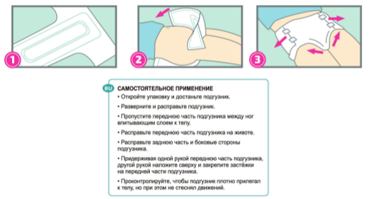 Самомтоятельное применение / Применение в положении стоя